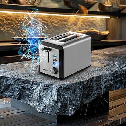 Prajitor de paine Samus BUENO, 800 W, 6 trepte de prajire, Inox