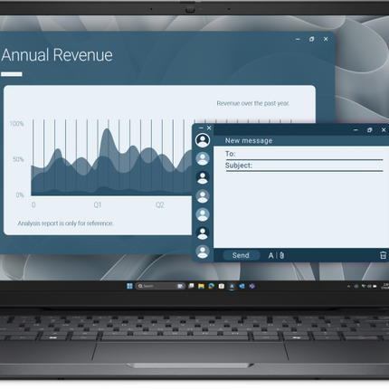 Laptop Business DELL Pro 14, cu procesor AMD Ryzen 5 220, 14'' IPS, 16 GB DDR5, 512 GB SSD, AMD Radeon 740M, Windows 11 Pro, 3 ani Garantie