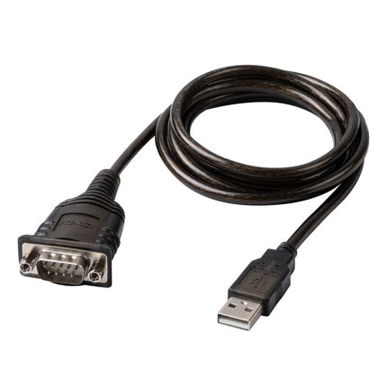 Lindy USB to Serial Converter with COM Retention, Supported Bandwidth: 12Mbps, 3Mbaud, Chipset: FT231XS
