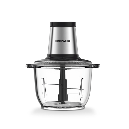 Tocator Daewoo SDA, putere 500 W, capacitate 2 l, functie pulse, numar lame 4 din inox, sistem siguranta recipient, zgomot redus, Inox