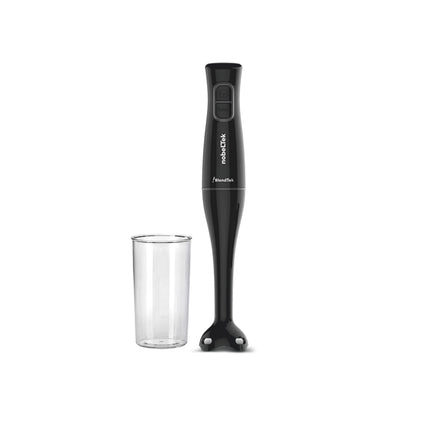 Mixer vertical nobeLTek NHB35B, 350 W, 2 trepte de viteza, functie turbo, lama din inox, accesoriu pahar gradat 700 ml, zgomot redus, Negru