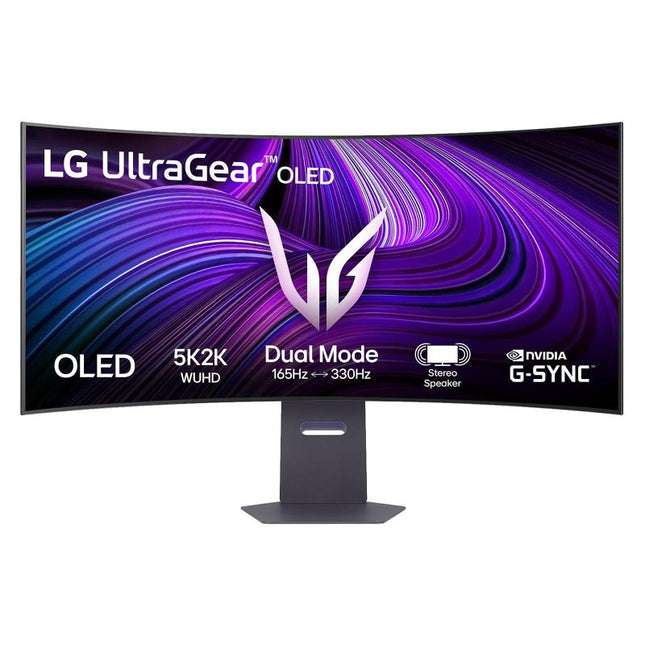 Monitor LG 44.5" 45GX950A-B.AEU, Curvature: 800R, Diagonal (inch): 44.5, Diagonal (cm): 113, Aspect ratio: 21:9, Panel: OLED, Resolution: 5120x2160, Refresh Rate: 165Hz, Response time GtG: 0.03ms, Brightness (max): 275 cd/mÂ², Contrast (static) : 1.5M:1, Viewing angle: 178/178, Color Gamut Type