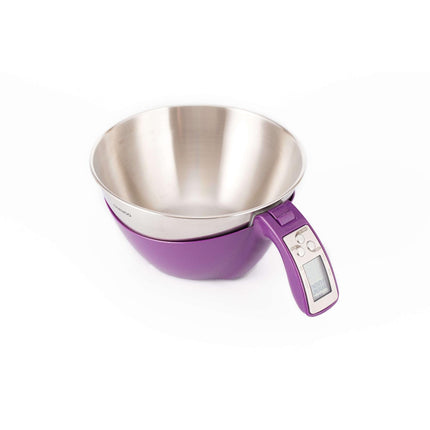 Cantar de bucatarie Daewoo DKS45P, 5 kg, Unitate de masura 1 g, Auto zero, LCD, Auto inchidere/deschidere, Mov