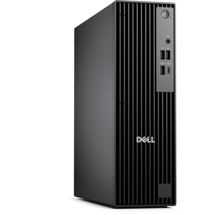 Desktop ConsumerDELLQCS1250 cu procesor Intel Intel Core i3 14100 pana la 4.7 GHz, 8 GB DDR5, 512GB None, Intel UHD Graphics 730, Windows 11 Pro, Negru, 3 ani Garantie