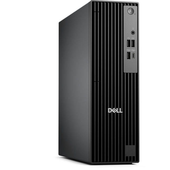 Desktop ConsumerDELLQCS1250 cu procesor Intel Intel Core i3 14100 pana la 4.7 GHz, 8 GB DDR5, 512GB None, Intel UHD Graphics 730, Windows 11 Pro, Negru, 3 ani Garantie
