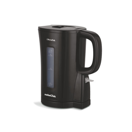 Fierbator electric nobeLTek NKE120B, 2200 W, 1.7 l capacitate, protectie fierbere fara apa, design ergonomic, curatare facila, Negru