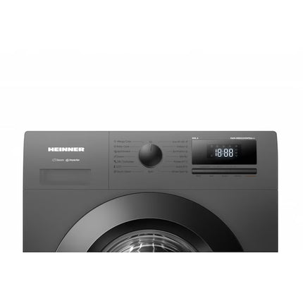 MASINA DE SPALAT RUFE HEINNER HWM-HME612IVSMTGA+++, 6 kg, 1200 rpm, Clasa A, Motor Inverter, 15 programe Gri