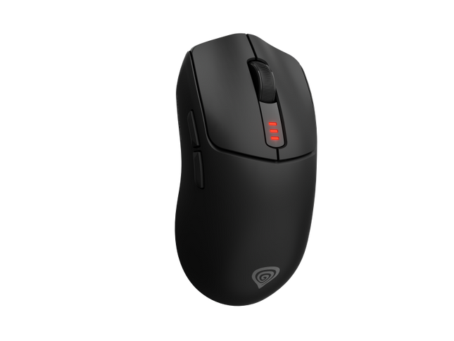 Mouse gaming wireless Gensesis Zircon 500 G2, senzor optic, interfata USB, rezolutie maxima 10000 DPI, numar butoane 6,switch mecanic Huano Purple 90M, maximum frame rate 4 600 FPS, negru