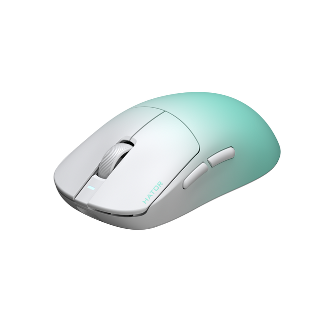 Mouse wireless Hator Quasar 3S ULTIMA 8K, senzor PixArt PAW3950, switch HATORÂ® Optical 100M, conectivitate 2.4GHz, bluetooth si USB, polling rate pana la 8000Hz, rezolutie maxima 30000 DPI, capacitate baterie 300 mAh, durata de viata baterie in modul wireless pana la 100 ore, timp incarcare 2 ore