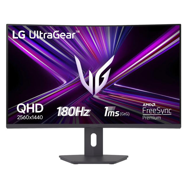 Monitor LG 31.5" 32G600A-B.AEUQ, Curvature: 1000R, Diagonal (inch): 31.5, Diagonal (cm): 80, Aspect ratio: 16:9, Panel: VA, Resolution: 2560x1440, Refresh Rate: 180Hz, Response time GtG: 1ms, Brightness (max): 300 cd/mÂ², Contrast (static) : 3000:1, Viewing angle: 178/178, Color Gamut Type: sRGB
