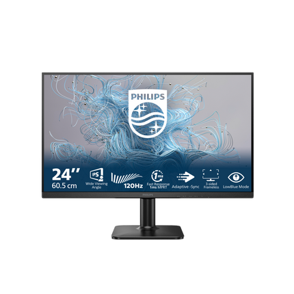 Monitor Philips 23.8" 24E2N1110/00, Diagonal (inch): 23.8, Diagonal (cm): 60, Aspect ratio: 16:9, Panel: IPS, Resolution: 1920x1080, Refresh Rate: 120Hz, Response time GtG: 4ms, Response time MPRT: 1ms, Brightness (max): 300 cd/mÂ², Contrast (static) : 1500:1, Contrast (dynamic): Mega Infinity DCR