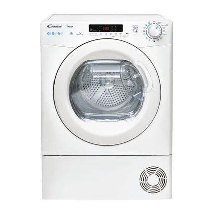 Uscator de rufe Candy CRE H10A2DE-S | 10kg, Pompa de caldura, NFC, Clasa E, 59.6x60.7x85cm CANDY