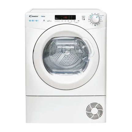 Uscator de rufe Candy CRE H9A2DE-S, Pompa de caldura, EasyCase, Kilo detector, 9 kg, Clasa E, Alb CANDY