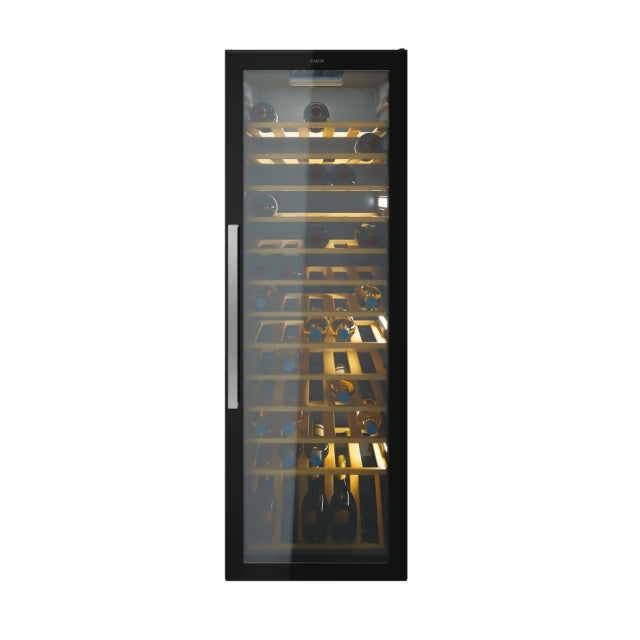 Răcitor de vinuri Candy CWC 200 EELW/NF – 81 sticle, H 146 cm, clasa G, Wi-Fi, negru