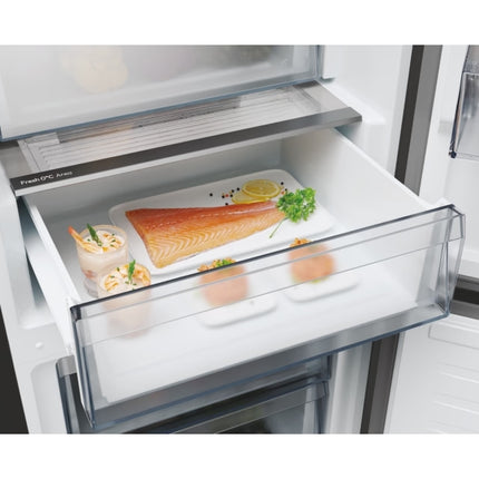 Combină frigorifică Candy ECN2CQTEB206 – Total No Frost, 409 L, H 205 cm, Circle Fresh, Wi-Fi, clasa E, negru