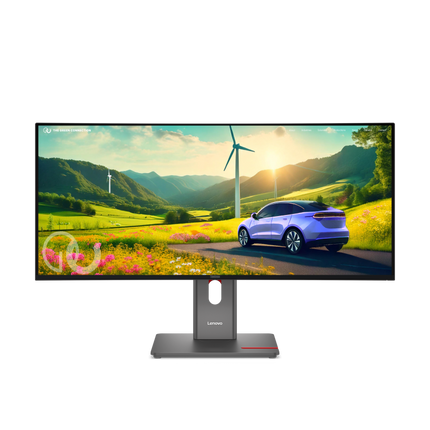 Lenovo ThinkVision P34WD-40. Display diagonal: 86.4 cm (34"), Display resolution: 3440 x 1440 pixels, HD type: Wide Quad HD, Display technology: LCD, Response time: 6 ms, Native aspect ratio: 21:9, Viewing angle, horizontal: 178Â°, Viewing angle, vertical: 178Â°. Built-in speaker(s). Built-in USB