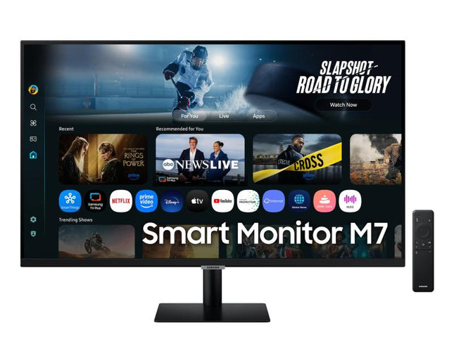 Monitor Samsung 32" LS32FM700UUXDU, Diagonal (inch): 32, Diagonal (cm): 81, Aspect ratio: 16:9, Panel: VA, Resolution: 3840x2160, Refresh Rate: 60Hz, Response time GtG: 4ms, Brightness (max): 300 cd/mÂ², Contrast (static) : 3000:1, Viewing angle: 178/178, Color Gamut Type: NTSC, Color Gamut Coverage