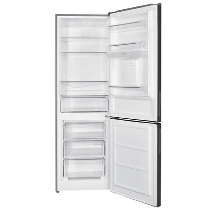 Combina frigorifica Samus SCX399IDE, Motor Inverter, Dozator apa, 313 Litri, Inox