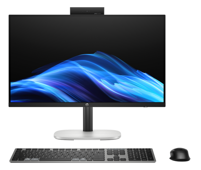 All-in-One Business HP ProStudio 4 G1i cu procesor Intel Core Ultra 5 225T pana la 4.9GHz, 24 inch, Full HD, IPS, 32GB DDR5, 1TB SSD M.2 NVMe, Intel Graphics, Windows 11 Pro, Black, 3 ani garantie