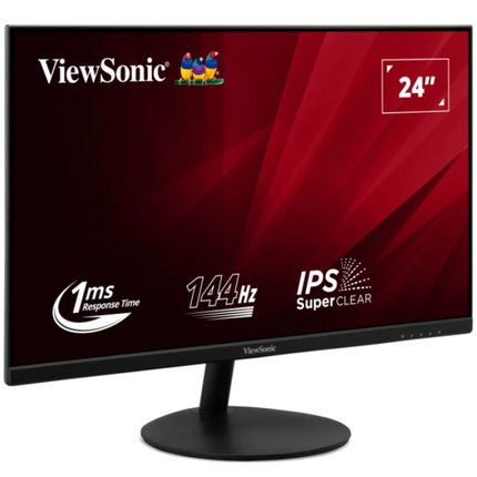 Monitor ViewSonic 23.8" VA24E2-H, Diagonal (inch): 23.8, Diagonal (cm): 60, Aspect ratio: 16:9, Panel: IPS, Resolution: 1920x1080, Refresh Rate: 144Hz, Response time MPRT: 1ms, Brightness (max): 250 cd/mÂ², Contrast (static) : 1000:1, Contrast (dynamic): 50M:1, Viewing angle: 178/178, Color Gamut