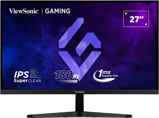 Monitor ViewSonic 27" VX27G1-HD, Diagonal (inch): 27, Diagonal (cm): 69, Aspect ratio: 16:9, Panel: IPS, Resolution: 1920x1080, Refresh Rate: 180Hz, Response time MPRT: 1ms, Brightness (max): 250 cd/mÂ², Contrast (static) : 1000:1, Contrast (dynamic): 50M:1, Viewing angle: 178/178, Color Gamut Type