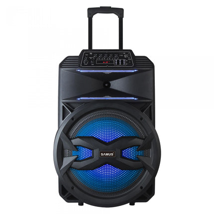 Boxa Portabila Samus Karaoke 15 Putere RMS 55W Microfon Telecomanda Negru