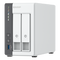 NAS QNAP 216G 2-Bay, CPU ARM 2.0GHz Quad core, RAM 4GB, 2.5"/3.5" SATA 6Gbps HDD (neincluse), LAN: 1 x 2.5GbE + 1 x GbE, USB3.2 Gen1: 1 USB2.0: 2, tower, adaptor alimentare, garantie 2 ani