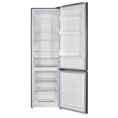 Combina frigorifica Albatros CNFX515IME, Full No Frost, Motor Inverter, 326 L, Clasa energetica E, Afisaj digital, 3 sertare vcongelator, H 201 cm, Inox ( laterale argintii)