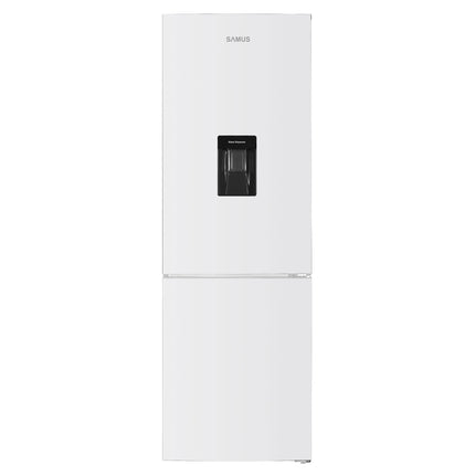 Combina frigorifica Samus SCW401NFIDE, Full No Frost, Motor Dual Inverter, Dozator apa, 291 L, Clasa energetica E, H 186 cm, Alb