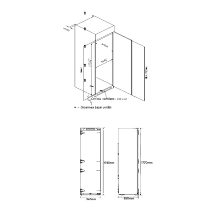 Congelator- Frigider Incorporabil Samus SFCBI276NFE