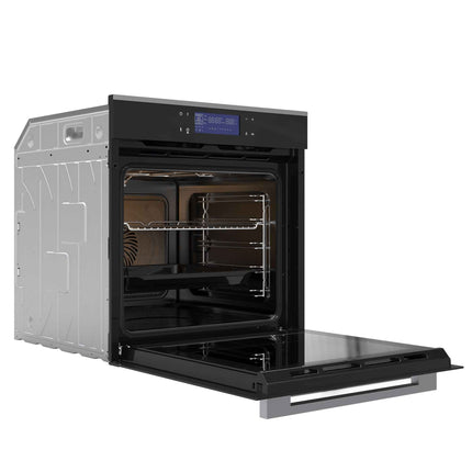 Cuptor incorporabil Samus SC632GDT13, Capacitate 74 litri, 13 functii + gatire 3D, Putere cuptor 2890-3440 W, Ventilator, Timer digital, Negru