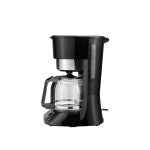 Cafetiera Daewoo DCM90BX, 900 W, 12 cesti, display LCD, filtru permanent, anti-picurare, timer, pornire automata, mentinere cald 40 min, Negru/Inox
