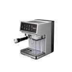 Espressor Semi-Automat Daewoo DCMM1350, 1350 W, pompa ULKA 20 Bari, rezervor apa 1.6L, recipient lapte 500 ml detasabil, Argintiu