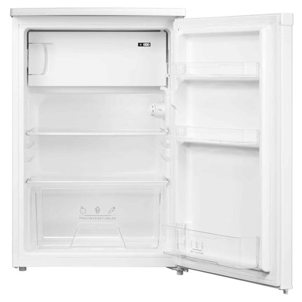 Frigider Samus SW144E, 113 L, Clasa energetica D, Termostat reglabil, 2 rafturi de sticla, H 84.5 cm, Alb