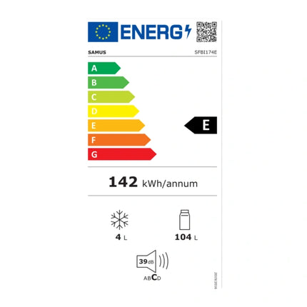 Frigider Incorporabil cu o Usa Samus SFBI174E