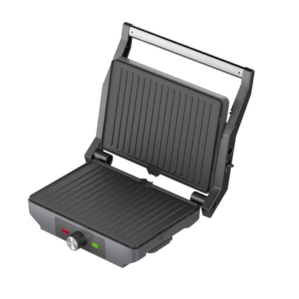 Grill electric Samus GTS-1600X, 1600 W, Tip placi grill antiaderente, Indicatoare luminoase, Control reglabil al temperaturii