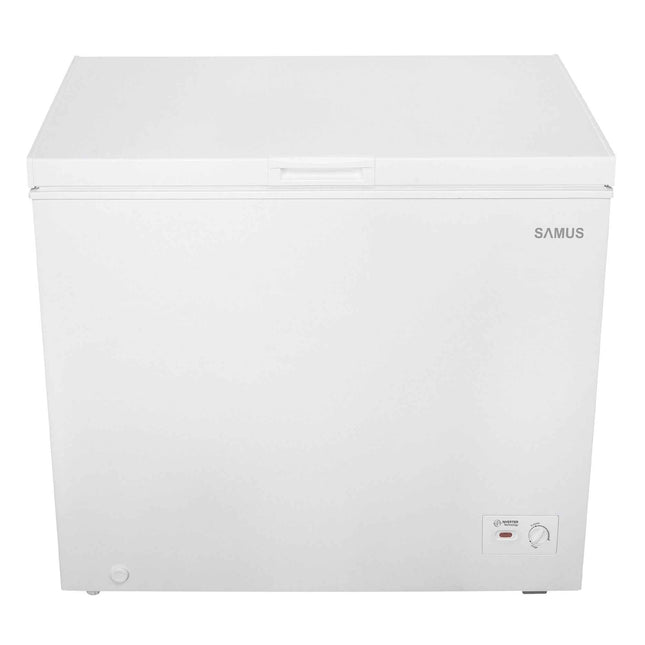 Lada frigorifica Samus LS231IE, Motor Inverter, Fast Freeze, 198 L, Clasa energetica E, Dubla functionalitate( frigider/congelator), Alb