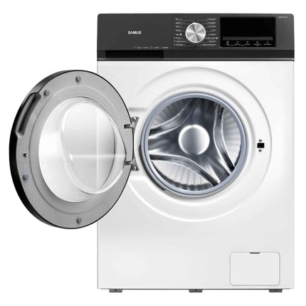 Masina de spalat rufe Samus WSEDI101491, 10 kg, Motor Inverter, Display LED, 16 programe, 1400 rotatii/min., Clasa energetica A