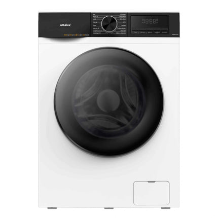 Masina de spalat rufe Albalux AXEWI141081 , 10 kg, 1400 rpm, Clasa E, Display LED, Alb