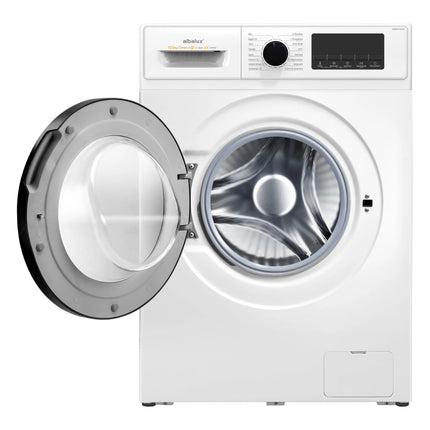Masina de spalat rufe Albalux AXWGI141021, 10 kg, Motor inverter, 16 programe, 1400 rotatii, display LED, Clasa energetica A-10%