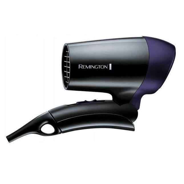 Uscator de par pentru voiaj Remington D2400, 1400 W, Negru-Albastru