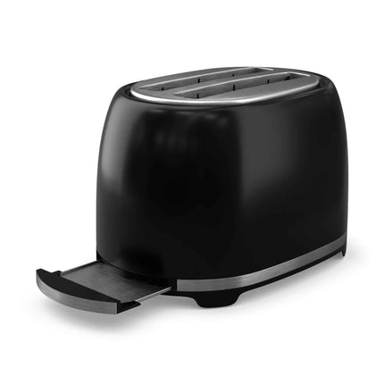 Prajitor de paine Tesla TS200BX, 850W, 2 felii, grad de rumenire reglabil, tavita pentru firmituri detasabila, functie Dezghetare, functie Reincalzire, negru