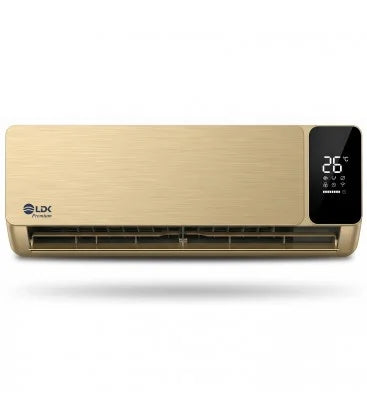 Aer conditionat tip pompa de caldura LDK PREMIUM 13.000 BTU GOLD, Putere 3.80 kW, Clasa A++, Inverter, Autocuratare, Sleep, Eco, Timer, Wi-Fi, Turbo, Afisaj LED
