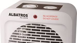 AEROTERMA AER CALD, ELECTRICA, ALBATROS AC-22A4, 2 TREPTE, 2 KW, 200 X 123 X 225 MM, TERMOSTAT REGLABIL, ALB Albatros