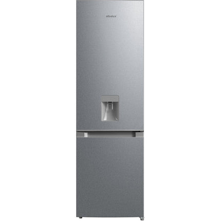 Combina frigorifica Albalux AXCFSD351E, 259 L, Dezghetare automata la frigider, Dozator de apa, Clasa energetica E, Inox ( laterale argintii)