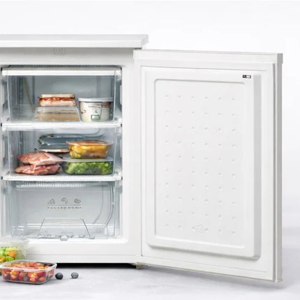 Congelator LDK BD-100W, Clasa E, Capacitate 88 l, H 85 cm, 3 sertare, Alb