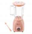 Blender Daewoo DB100, 500 W, bol gradat de sticla, capacitate bol 1.5l, functie PULSE, 2 trepte de viteza, 6 lame, zdrobire gheata, Crem