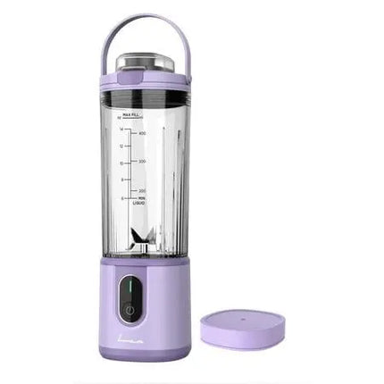 BLENDER PORTABIL FRAM FBP-P74PP, AUTONOMIE 10-15 MIN, 400 ML, OPRIRE AUTOMATA, LED, MOV FRAM