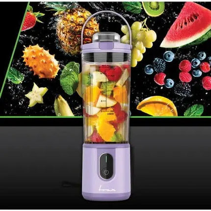 BLENDER PORTABIL FRAM FBP-P74PP, AUTONOMIE 10-15 MIN, 400 ML, OPRIRE AUTOMATA, LED, MOV FRAM
