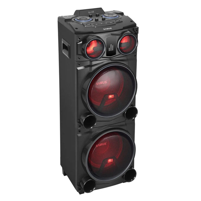 BOXĂ PORTABILĂ SAMUS FIESTA 12, 100W RMS, BLUETOOTH, FM RADIO, 400X401X1112MM, NEGRU Samus